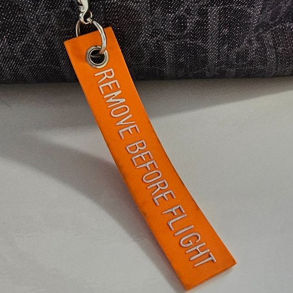 DIOR Christian Dior Denim Blue Trotter Flight Bag - Picture 4 of 16